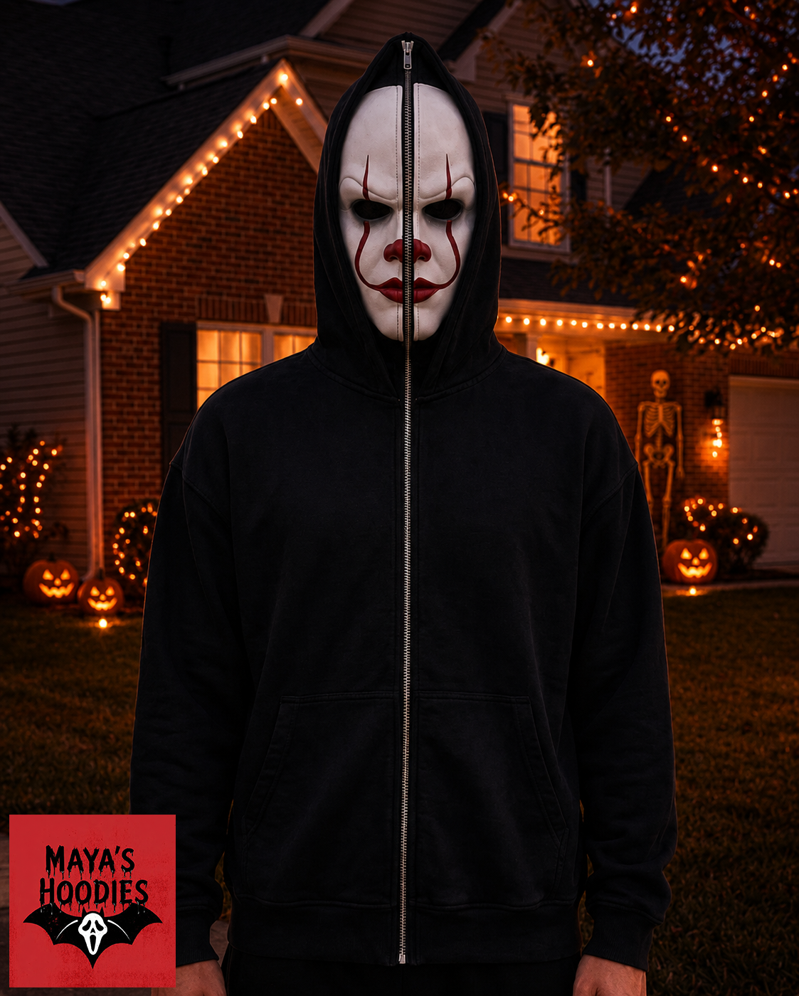 Maya's Hoodies - Horror Zip Up Hoodie